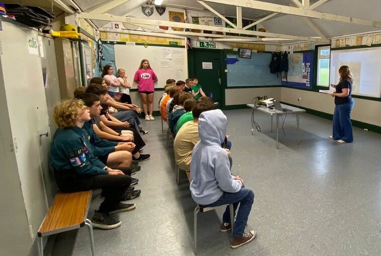 Prime staff visited Leigh 1st Scout Group to showcase our exciting plans for a new woodland