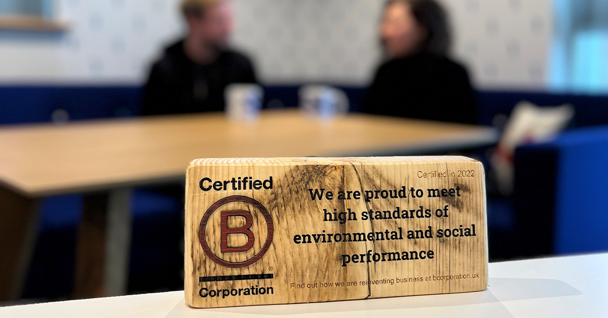 Prime achieves B Corp recertification with a new score of 138.1!