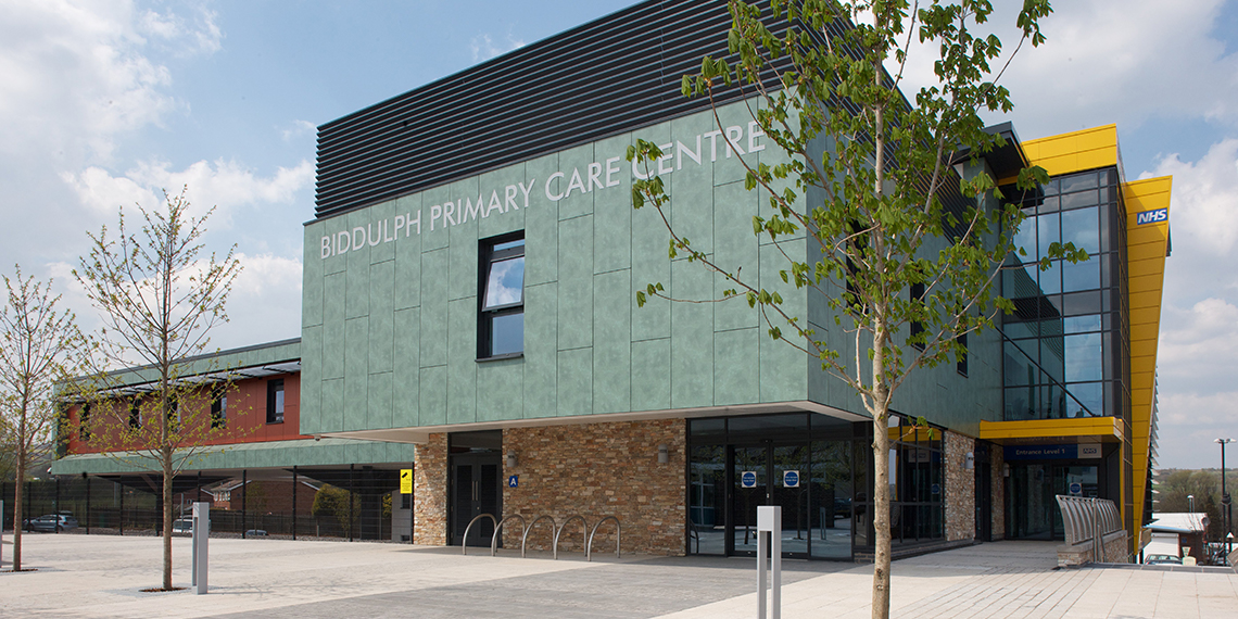 Prime shortlisted for two awards for Biddulph Primary Care Centre