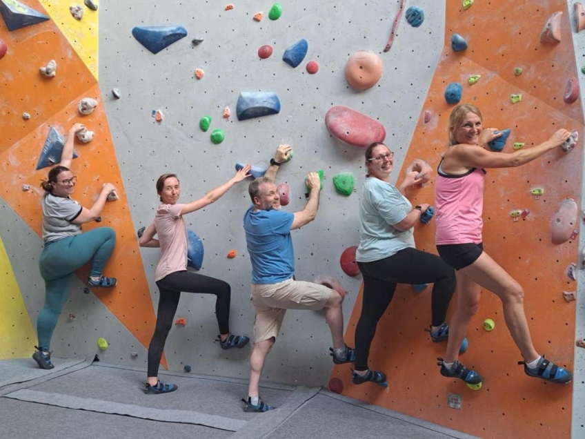 Nimble-fingered Prime staff channelled their inner-Spiderman this week with a fun rock climbing session at Redpoint Worcester. 🧗‍♀️