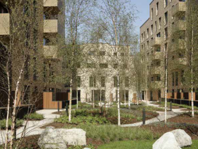 Example building showing gardens and building