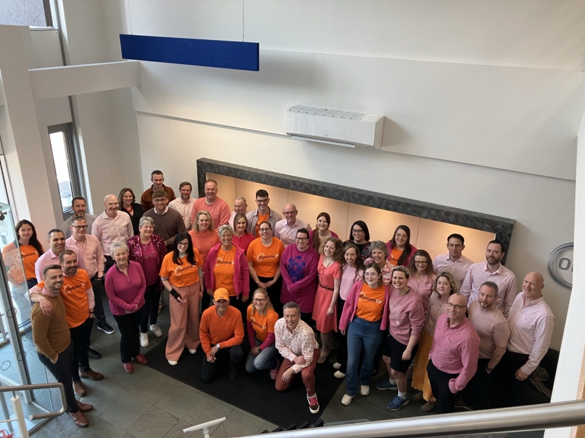 Our team came together to support Myeloma UK by baking cakes and wearing pink and orange!