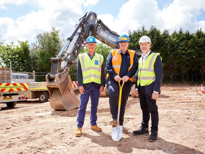 Start of key worker housing construction in Truro celebrated with turf cutting ceremony