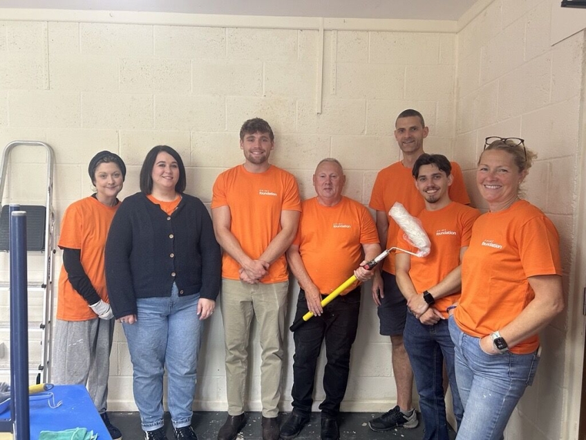 We rolled up our sleeves to support a local Prime Foundation grant recipient