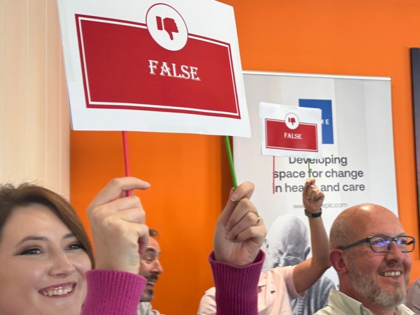 Staff put their brains to the test at fast-paced quiz in support of Endometriosis UK.